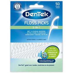 Dentek Floss Pick 3in1 Eco R&R 50 Count
