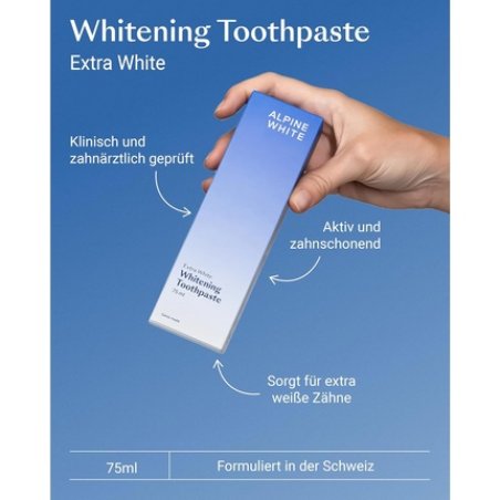 Alpine White Whitening Toothpaste Extra White Vegan Formula