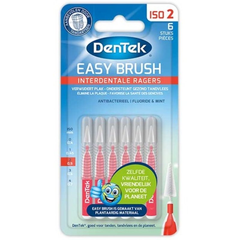 Dentek Eco Easybrush Iso2 6ct Nl 36