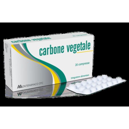 MONTEFARMACO Vegetable Charcoal 20 Tablets