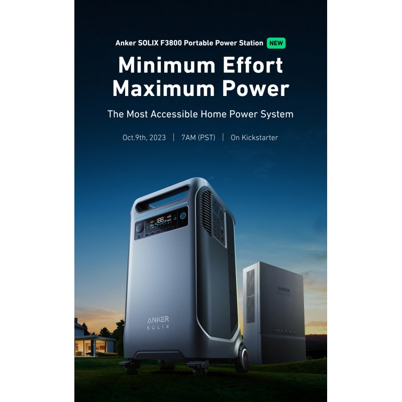 Anker Solix F3800 portable power station 6000 W