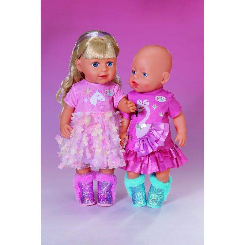 BABY born Glitter Boots 2 ass. 43cm Doll shoes