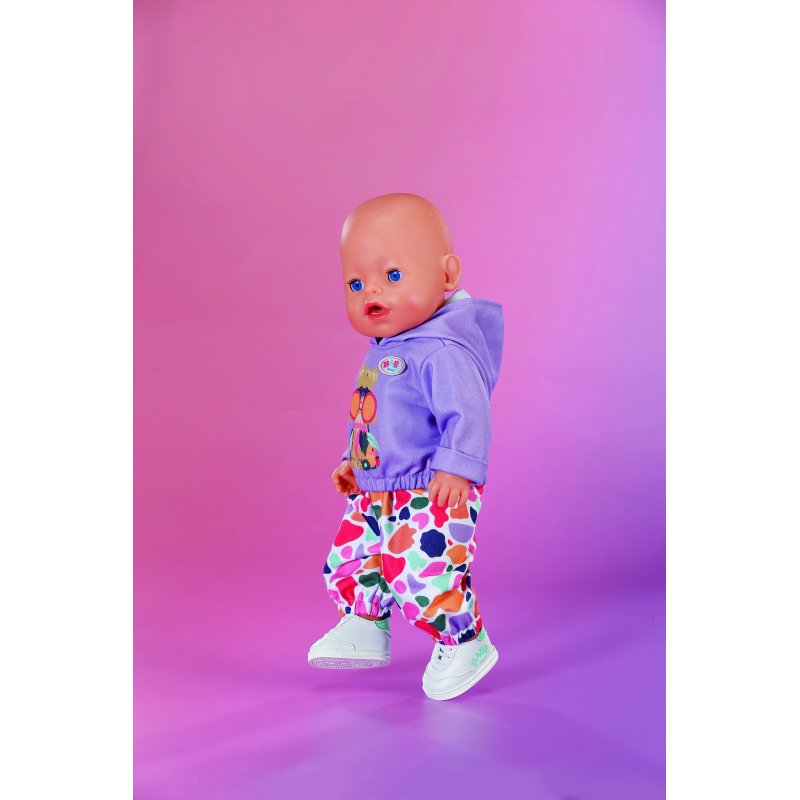 Zapf BABY born Sneakers 2 sort. 43cm