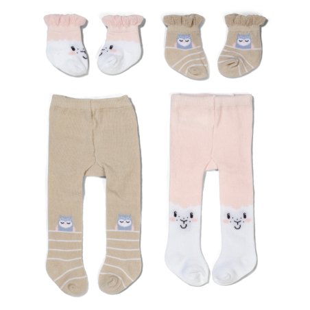 Zapf BABY born Strumpfhose&Socken Schäfchen 43cm 2sort.