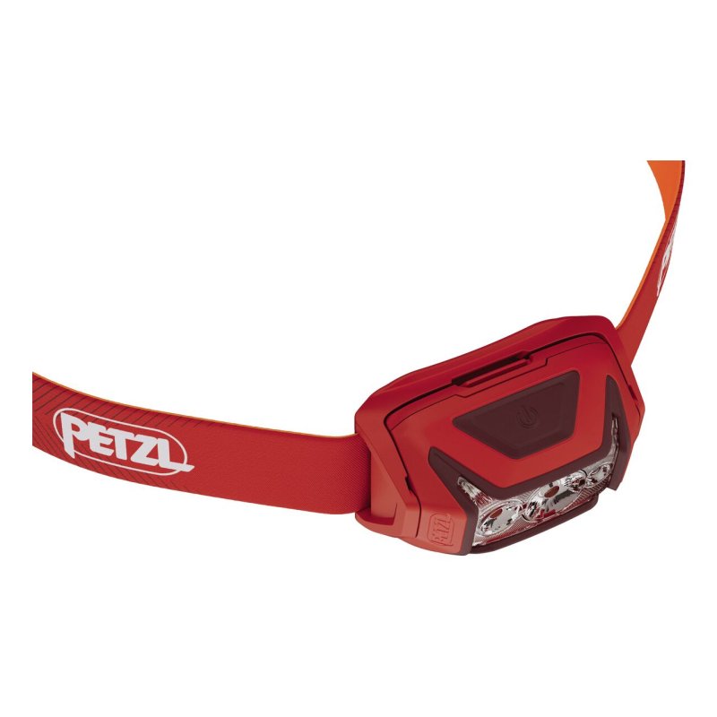 Petzl Actik Red Headband flashlight LED