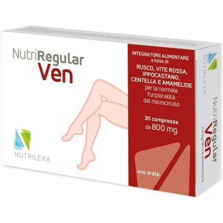 NutriRegular Ven 30 Natural Tablets for Swollen and Heavy Legs Capillary Fragility Microcirculation with Horse Chestnut