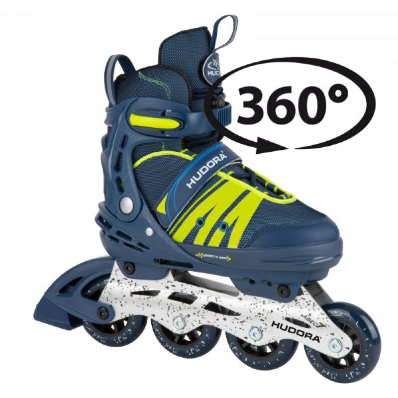 Inline Skates Comfort Gr. 29-34 (blau/gelb)