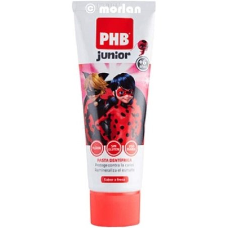 PHB Junior Strawberry Toothpaste for Ages 6-9 75ml