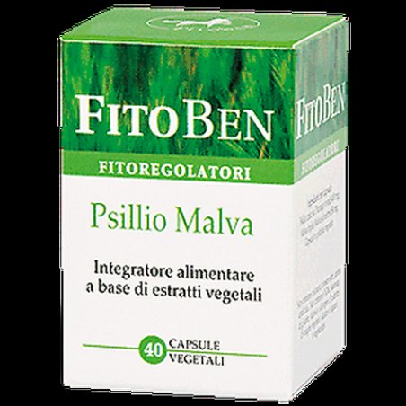 Psillio Malva Fitoben 40 Vegetable Capsules