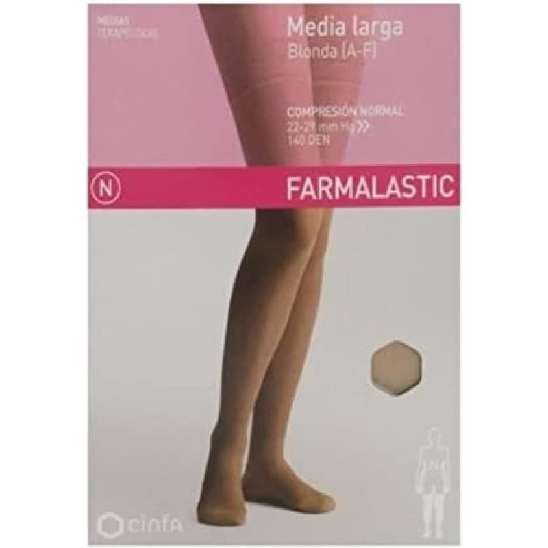 Farmalastic Media Farmalas Larga 140 Beige Rplus Blo