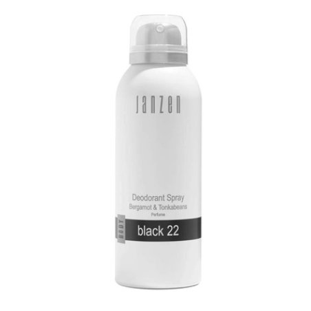 Janzen Black 22 Deodorant Spray Bergamot & Tonka Beans 150ml
