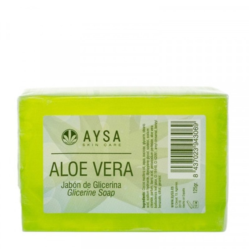 Aysa Aloe Vera Glycerin Soap - Size: 125 Gr
