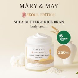 Mary&May Seoul Edition Shea Butter & Rice Bran Body Cream Korean Vegan