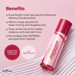 Isntree Plum Peptide Booster 2000s Firming & Hydrating Serum with Vegan Formula