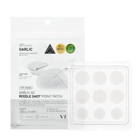 Vt Cosmetics Garlic Ac Reedle Shot Point Patch for Early Stage