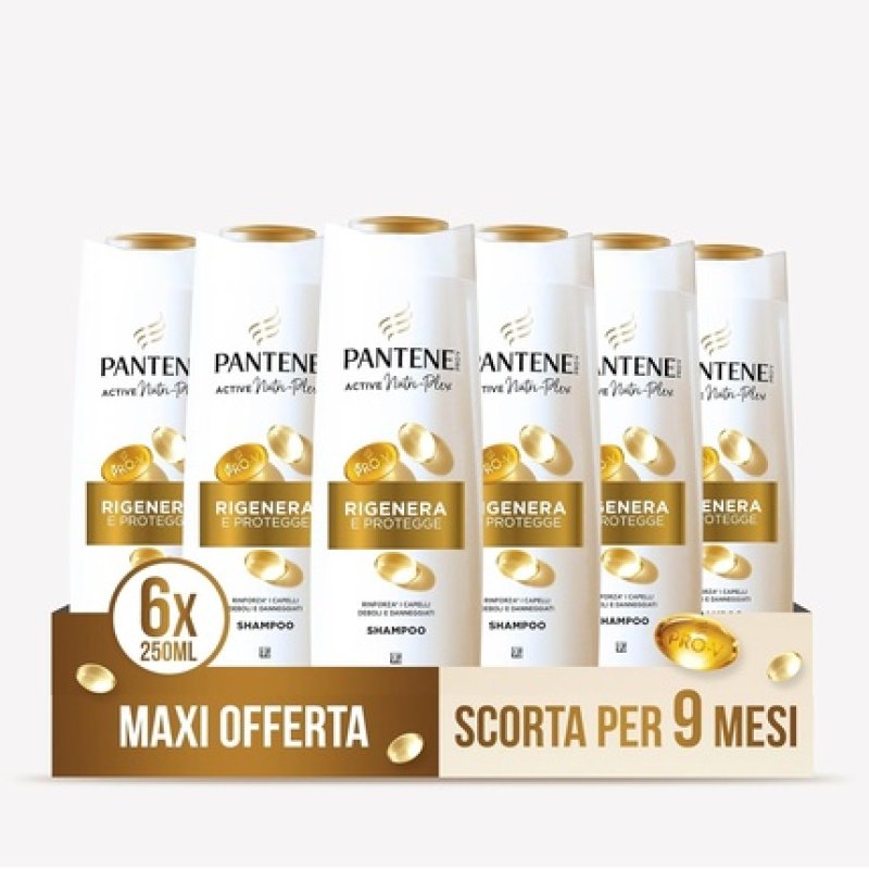 Pantene Pro-V Shampoo Regenerates and Protects for Weak, Dry Hair