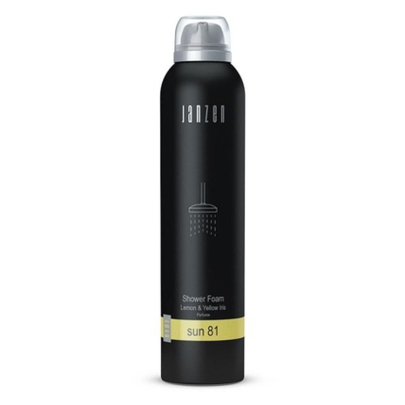 Janzen Sun 81 Shower Foam Mousse Lemon & Yellow Iris 200ml