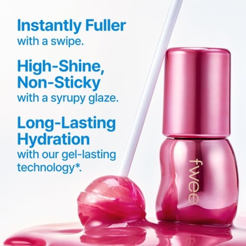 3D Voluming Gloss Currant 70% Rich High Shine Non-Sticky Lip Gloss