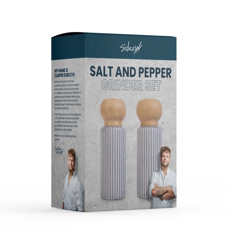 Sobczyk - Salt and Pepper Grinder Set - Grey - 50 × 50 × 105 mm