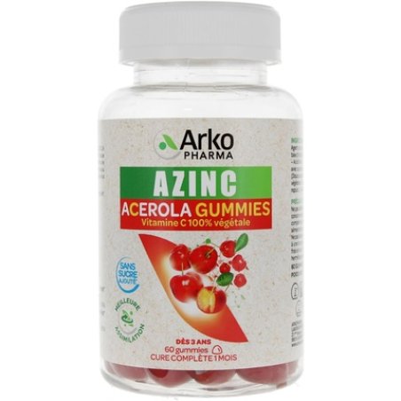 AZINC® VÉGÉTAL Acérola Gummies - 60 gummies