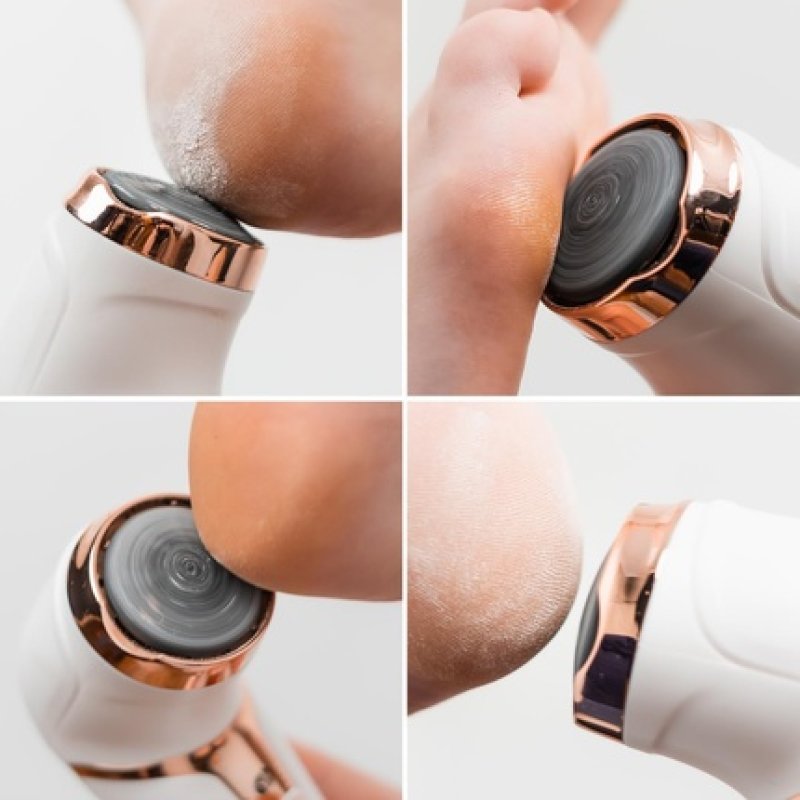 Rio Go Smooth Electric Foot File Hard Skin Remover with Vacuum Action