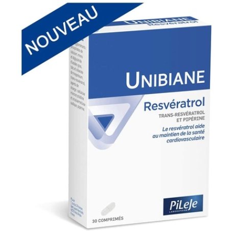 Pileje Unibiane Resveratrol 30 Capsules 500mg