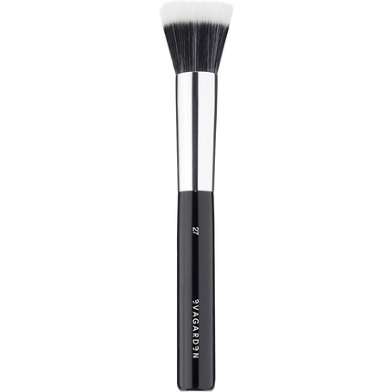 Fluid Foundation Brush 27 Double Fiber Synthetic Yarn Bristles