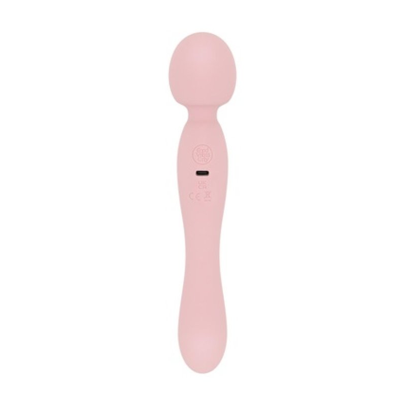 Good Vibe Only Simi Double-Sided Wand Vibrator Pink