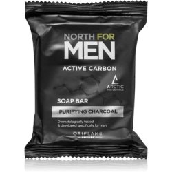 Oriflame North for Men Active Carbon Solid Cleansing Soap - 100 g