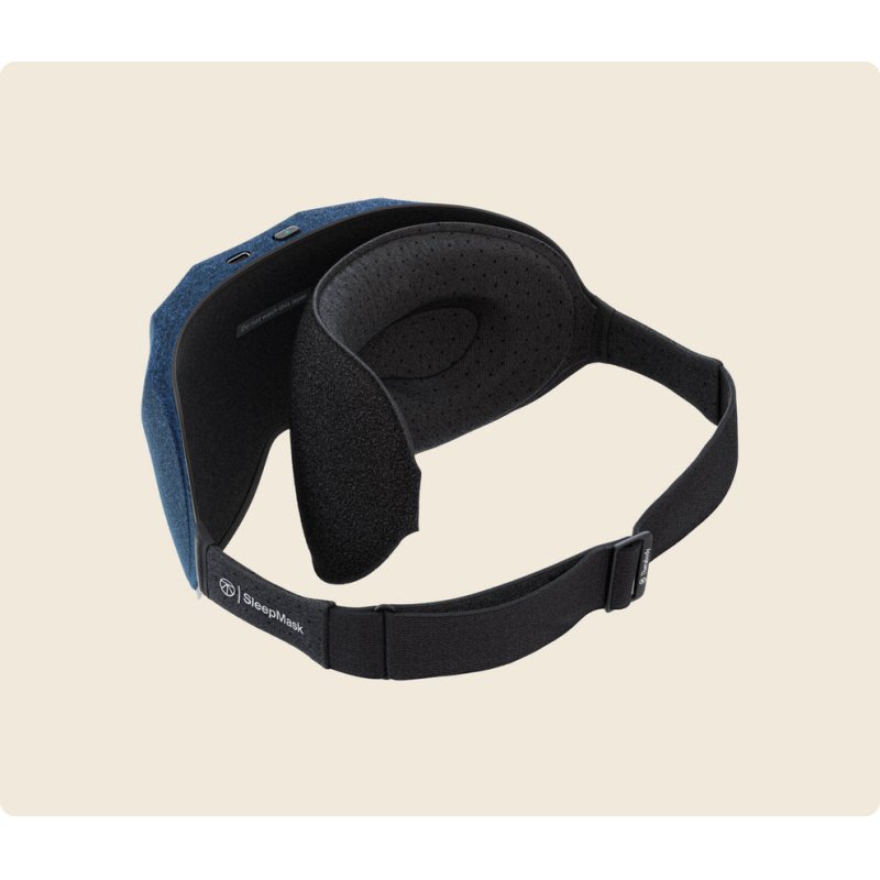 Therabody SleepMask masseur Visage Noir, Bleu