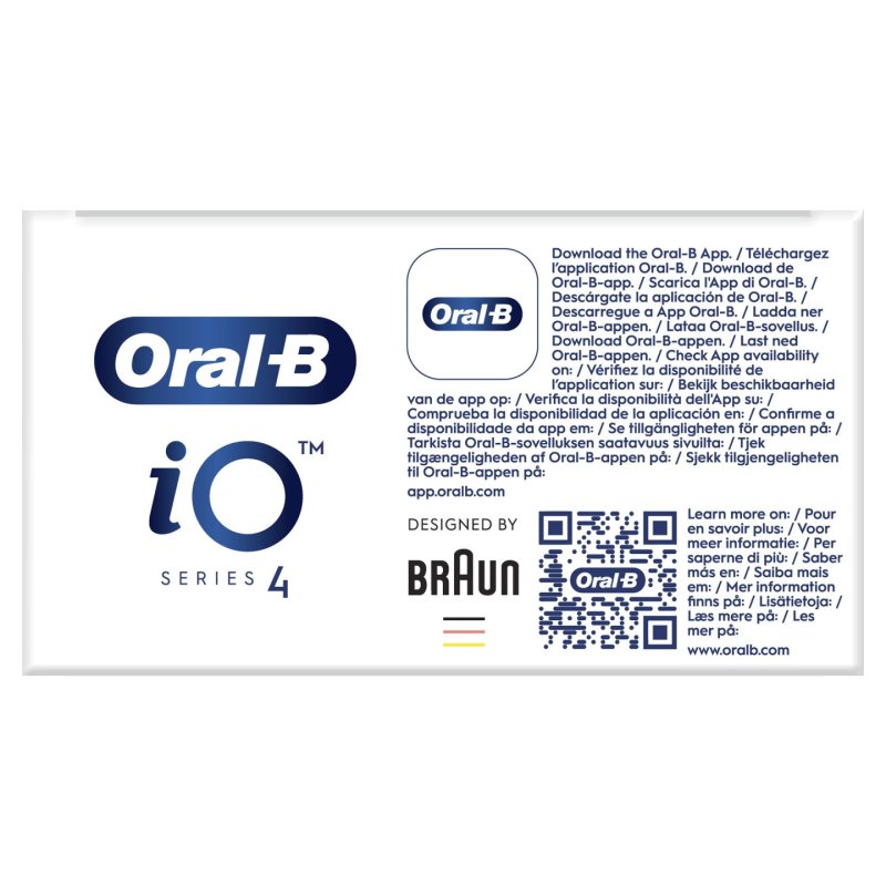 Oral-B IO4NBLACK Rechargeable Electric Toothbrush IO4 N Black