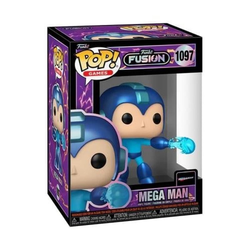 FUNKO FUSION - POP Games N° 1097 - Mega Man avec chase