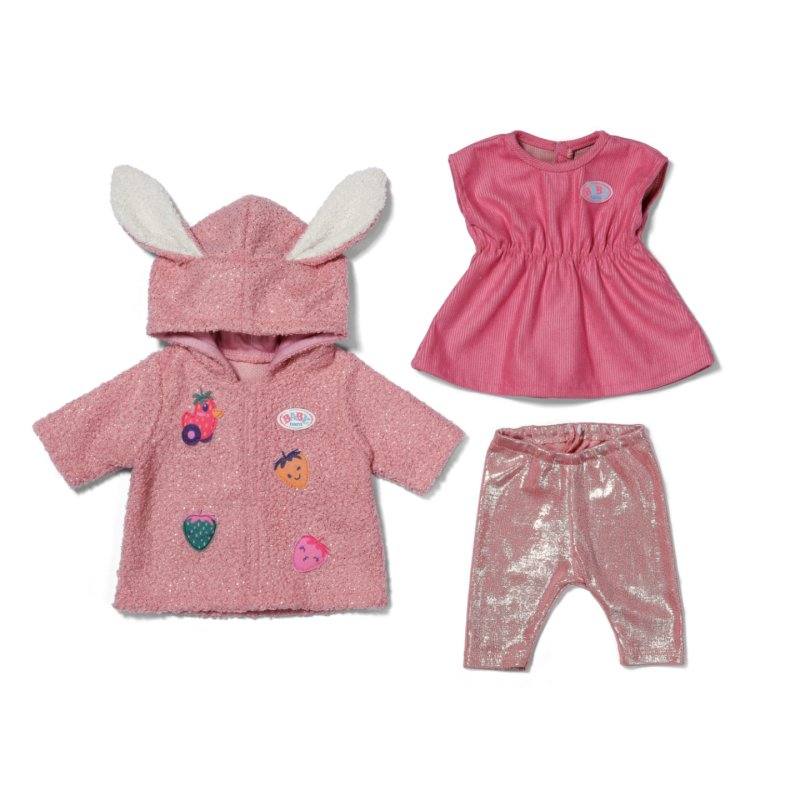 BABY born Coat Set with Dress 43cm Ensemble d'habits de poupée