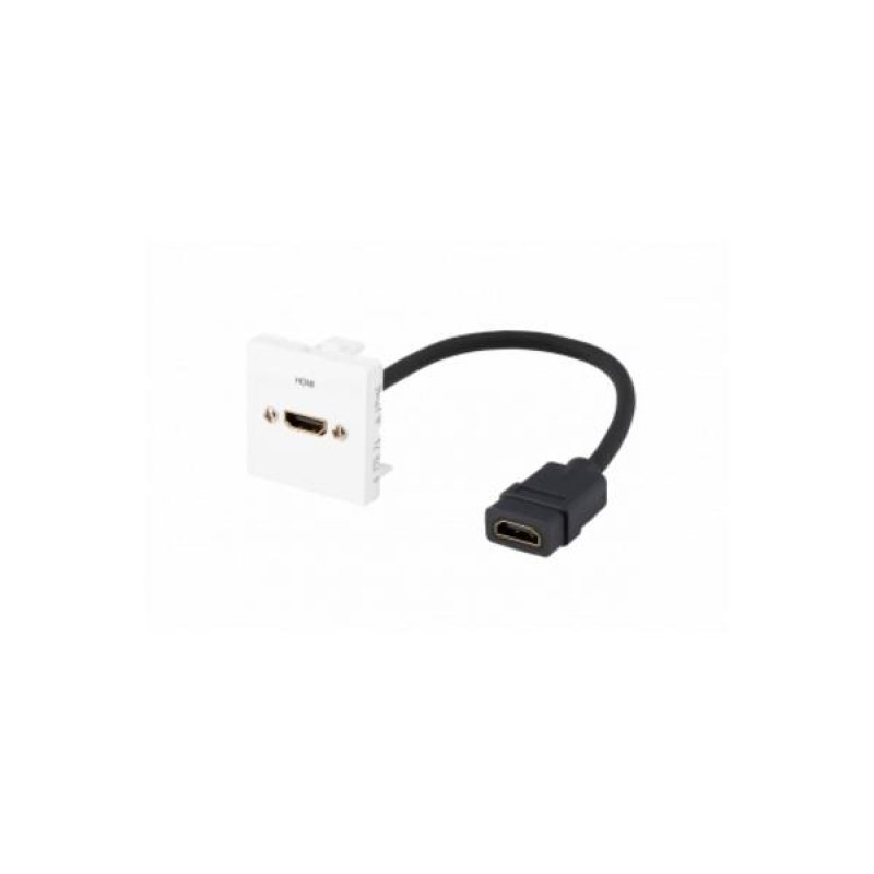 LEGRAND HDMI-A 2.0 Female to HDMI-A 2.0 Female 0,2 M faceplate
