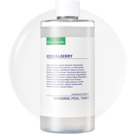 Eqqualberry Swimming Pool Face Toner 300ml Moisturising and Soothing Facial