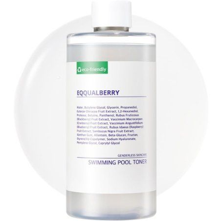 STOCKICX2 - Eqqualberry Swimming Pool Face Toner 300ml Moisturising and Soothing Facial