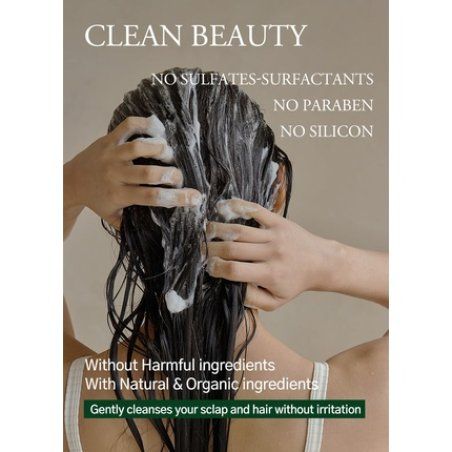 Laferme Laminaria Shampoo with Organic Ingredients - Korean Clarifying Shampoo