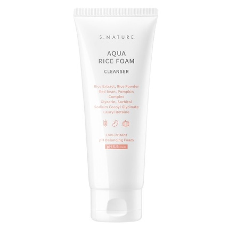 S.Nature Aqua Rice Foam Cleanser - 80ml