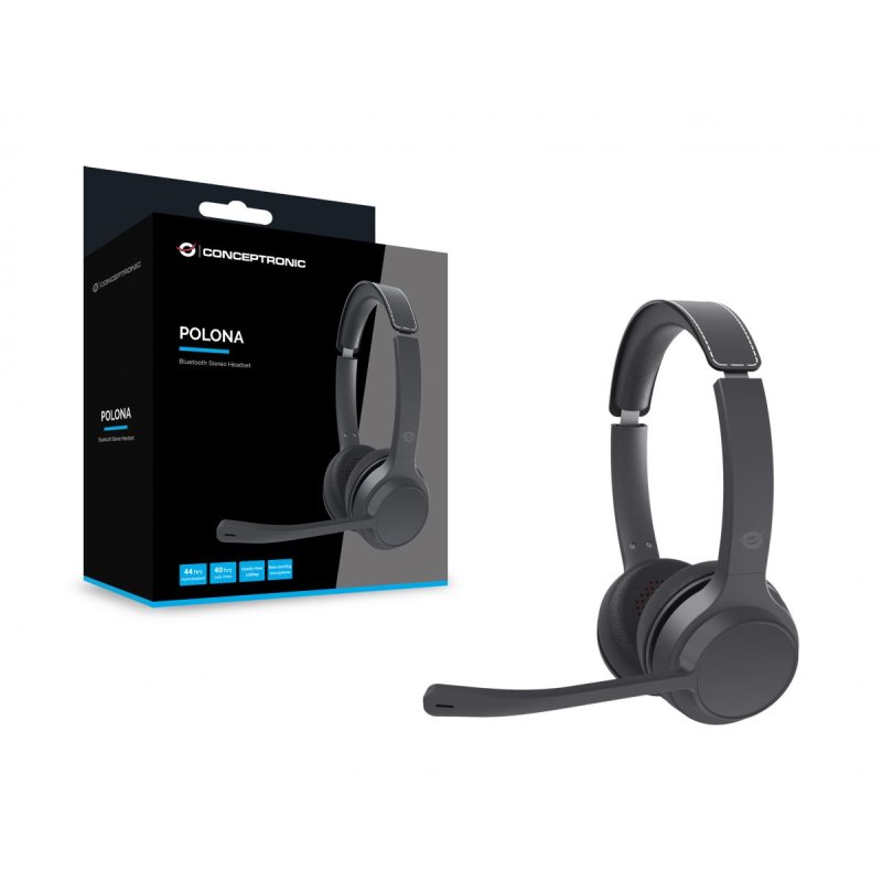 Conceptronic POLONA04B Bluetooth Stereo Headset