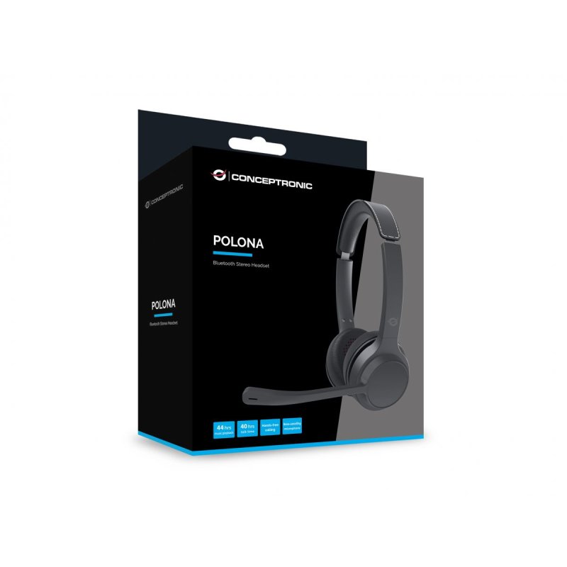 Conceptronic POLONA04B Bluetooth Stereo Headset