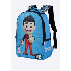 FIRSTGRADE - Niki Topgaard PEEPZ Backpack - Blue - 46 cm x 28.5 cm x 12.5 cm