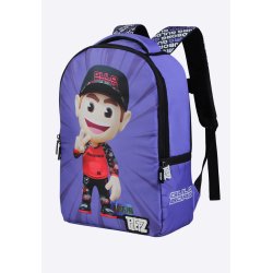 FIRSTGRADE - Guldborg PEEPZ Backpack - Purple - 46 cm x 28.5 cm x 12.5 cm