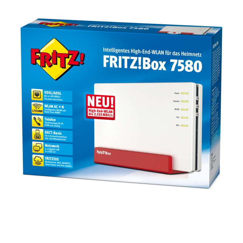 AVM FRITZ!Box Fon WLAN 7580 A/VDSL