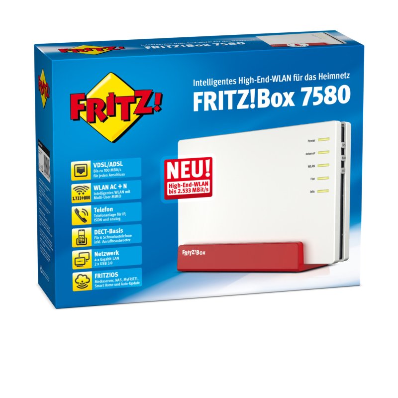 AVM FRITZ!Box Fon WLAN 7580 A/VDSL