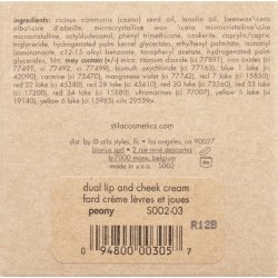 Stila Convertible Color Dual Lip & Cheek Cream Peony 0.15oz/4.25g - New In Box