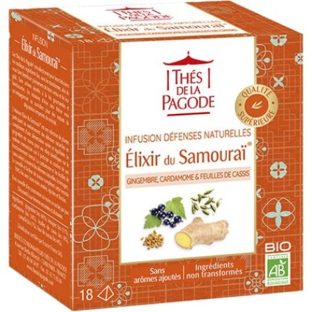 Pagoda Teas Organic Samurai Elixir Infusion 18 Bags
