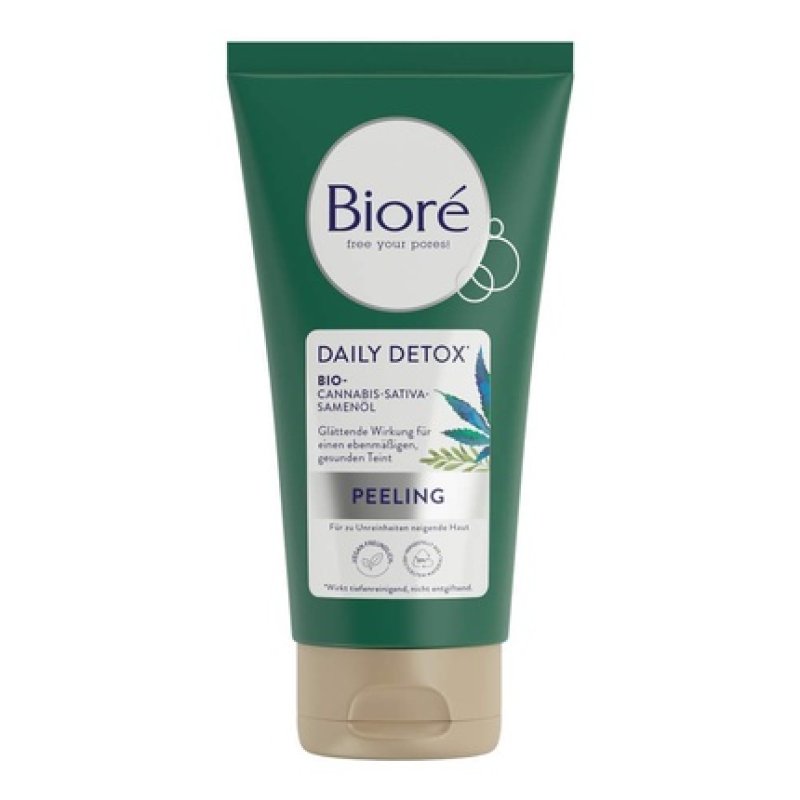 BIORÉ Daily Detox Peeling with Bio-Cannabis Sativa Seed Oil 125ml