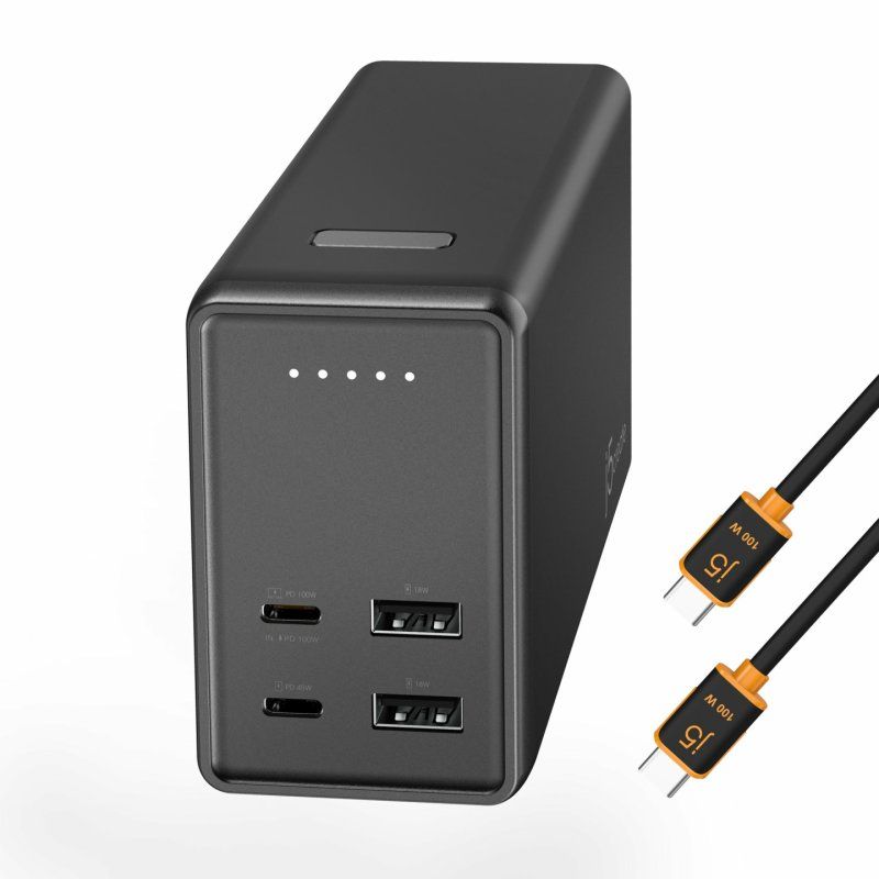 j5create JPB264100-N banque d'alimentation électrique 26800 mAh Noir