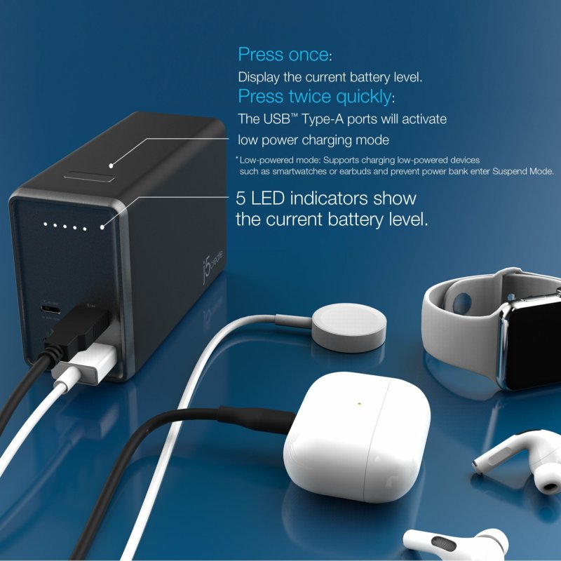 J5 26800Mah Pd 100W 4-Port Power Bank