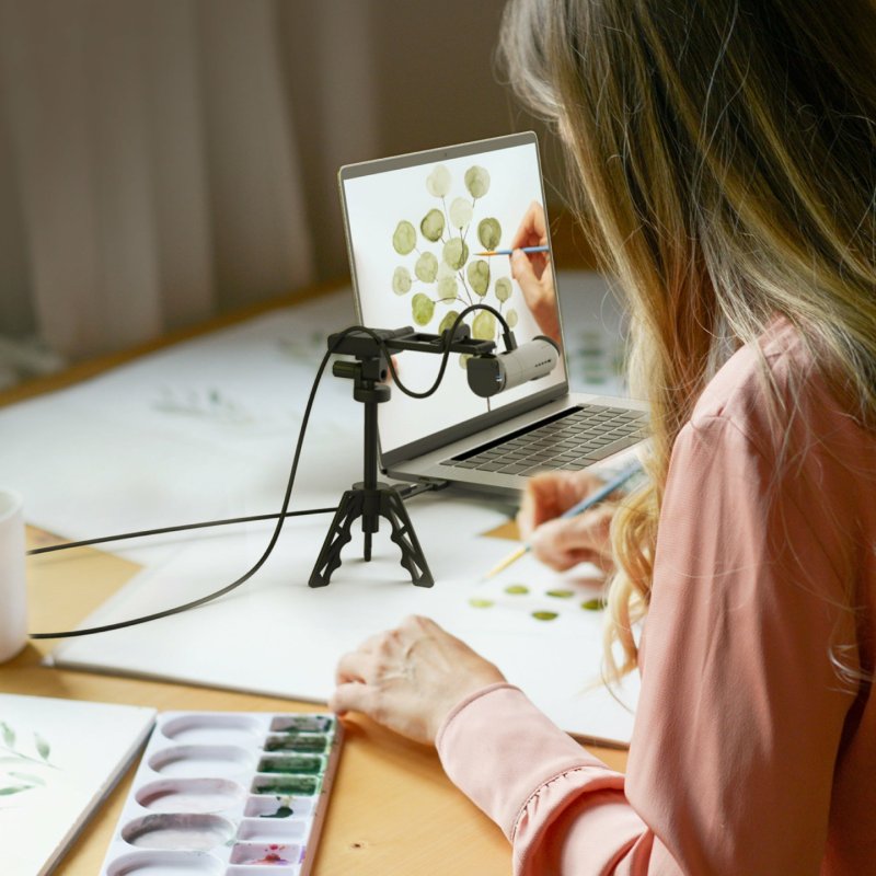 J5 2K Ai-Powered Webcam With Wireless Microphone And Auto-Focus